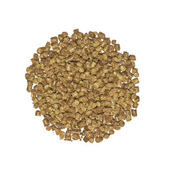 Rapsstrohgranulat, Rapsstroh Granulat, Detailansicht, 6 mm