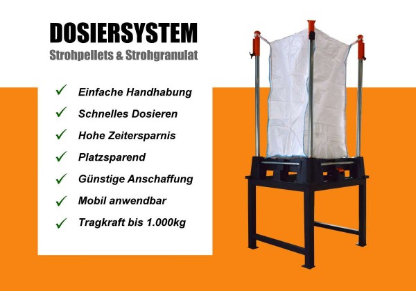 Dosiersystem - Strohpellets / Strohgranulat